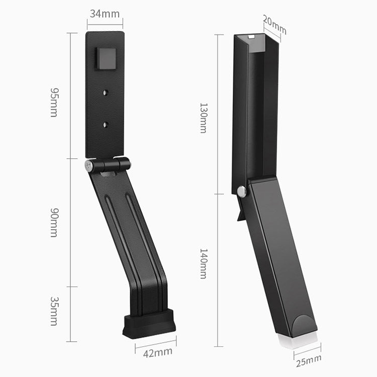 Batente de Porta Magnético com Pedal para Abrir e Fechar, Fecho para Fundo de Porta, Batente de Porta Magnético Preto, Batente de Porta Magnético Branco