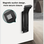 Batente de Porta Magnético com Pedal para Abrir e Fechar, Fecho para Fundo de Porta, Batente de Porta Magnético Preto, Batente de Porta Magnético Branco