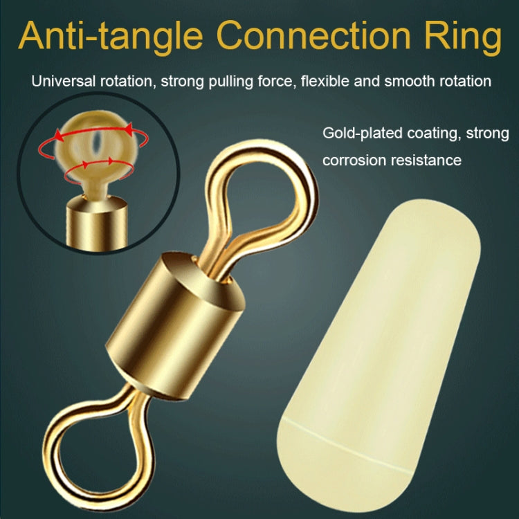 Conjunto de 2 linhas invisíveis anti-emaranhamento para pesca ao ar livre com escala, 3,6m, 4,5m, 5,4m, 6,3m, 7,2m