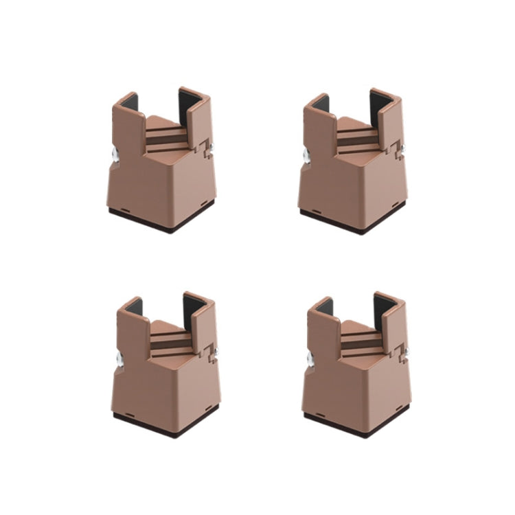 Conjunto de 4 pés ajustáveis para elevação de móveis, altura: 50mm, 75mm, 100mm