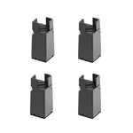 Conjunto de 4 pés ajustáveis para elevação de móveis, altura: 50mm, 75mm, 100mm