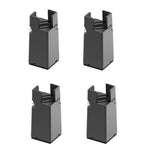 Conjunto de 4 pés ajustáveis para elevação de móveis, altura: 50mm, 75mm, 100mm