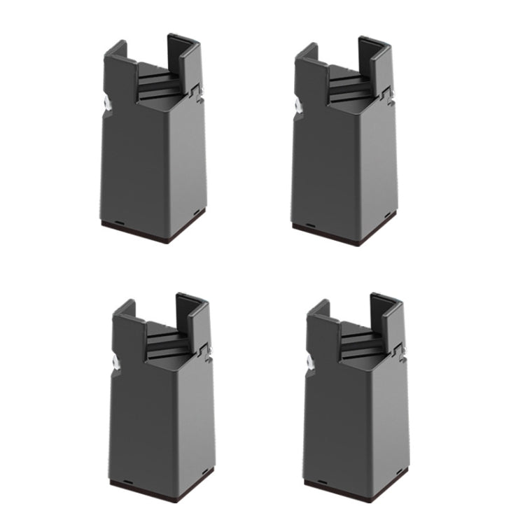 Conjunto de 4 pés ajustáveis para elevação de móveis, altura: 50mm, 75mm, 100mm