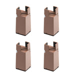 Conjunto de 4 pés ajustáveis para elevação de móveis, altura: 50mm, 75mm, 100mm