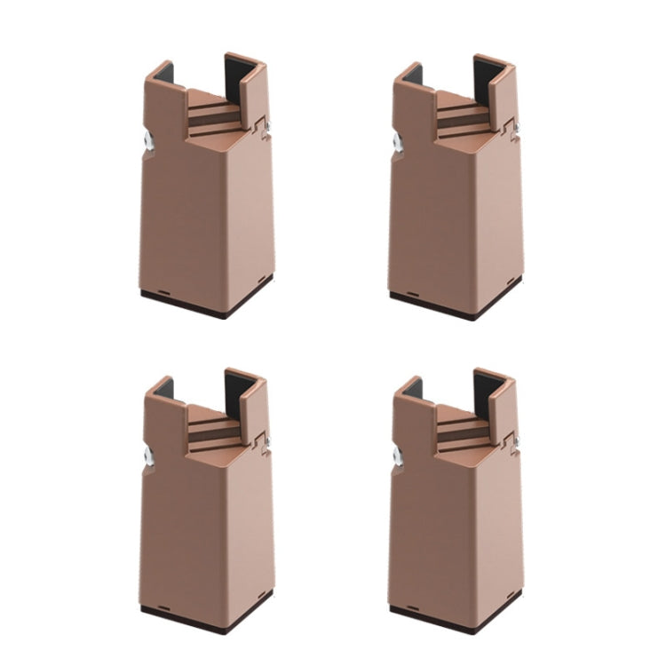 Conjunto de 4 pés ajustáveis para elevação de móveis, altura: 50mm, 75mm, 100mm