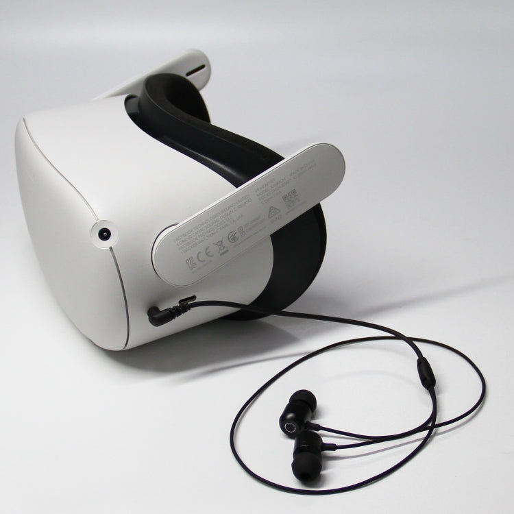 Auriculares de Alumínio com Cabo em Cotovelo 3,5 para Óculos VR Meta Quest 2