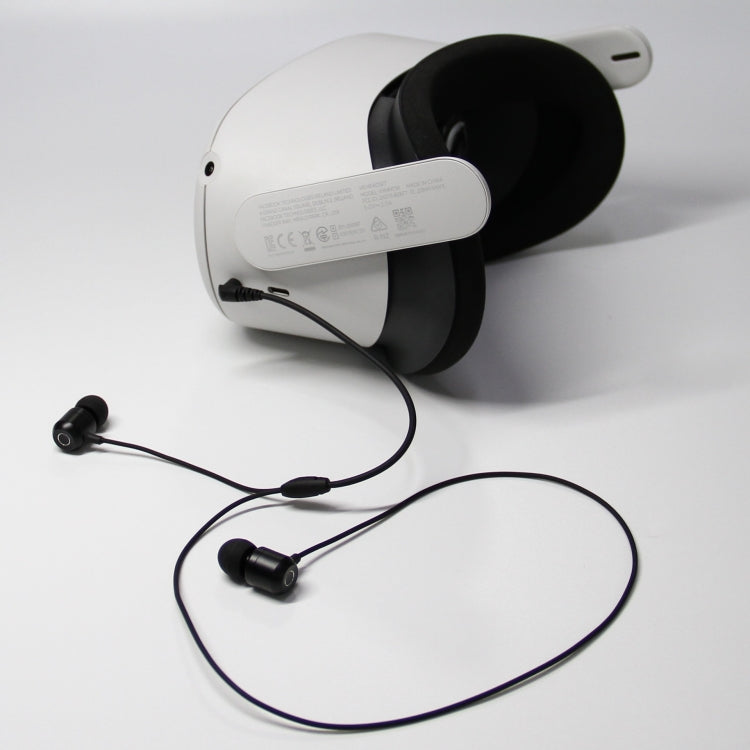 Auriculares de Alumínio com Cabo em Cotovelo 3,5 para Óculos VR Meta Quest 2