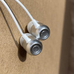 Auriculares de Alumínio com Cabo em Cotovelo 3,5 para Óculos VR Meta Quest 2
