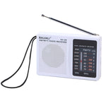 Rádio FM AM Retro Portátil BAIJIALI BJL228 com Altifalante Incorporado, BJL228 Branco, BJL228 Preto