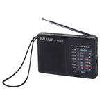 Rádio FM AM Retro Portátil BAIJIALI BJL228 com Altifalante Incorporado, BJL228 Branco, BJL228 Preto
