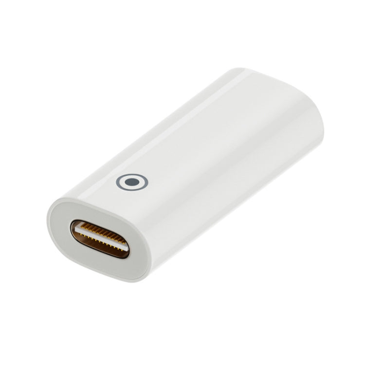 Adaptador de Carregamento para Apple Pencil 1/2, Conversor de Carregamento Estilete, Fêmea 8Pinos para Fêmea 8Pinos, Fêmea 8Pinos para Fêmea Tipo-C/USB-C