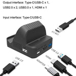 Para Nintendo Switch / Switch OLED SW300 Conversor de Vídeo HDMI com Ventoinha de Arrefecimento Base Carregadora, Base Carregadora com Ventoinha de Arrefecimento