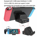 Para Nintendo Switch / Switch OLED SW300 Conversor de Vídeo HDMI com Ventoinha de Arrefecimento Base Carregadora, Base Carregadora com Ventoinha de Arrefecimento