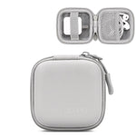 Baona Bolsa de Armazenamento em Pele para Cabo de Auscultadores Digital e Disco U, Quadrado Pequeno Cinza, Quadrado Pequeno Preto, Retangular Cinza, Retangular Preto, Quadrado Grande Cinza, Quadrado Grande Preto