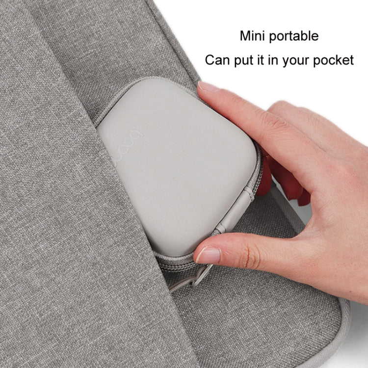 Baona Bolsa de Armazenamento em Pele para Cabo de Auscultadores Digital e Disco U, Quadrado Pequeno Cinza, Quadrado Pequeno Preto, Retangular Cinza, Retangular Preto, Quadrado Grande Cinza, Quadrado Grande Preto