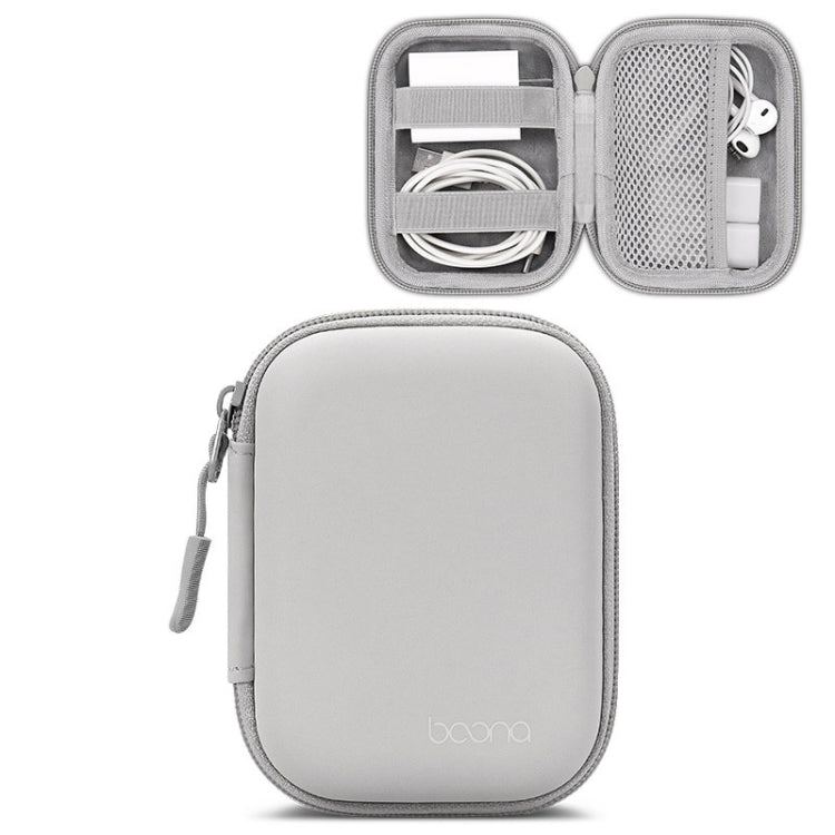 Baona Bolsa de Armazenamento em Pele para Cabo de Auscultadores Digital e Disco U, Quadrado Pequeno Cinza, Quadrado Pequeno Preto, Retangular Cinza, Retangular Preto, Quadrado Grande Cinza, Quadrado Grande Preto