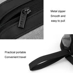 Bolsa Organizadora Baona BN-DS005 para Acessórios de Secador de Cabelo Dyson e Ferro de Ondular, Preto, Cinzento, Pega Preta, Pega Cinzenta