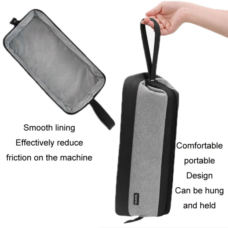 Bolsa Organizadora Baona BN-DS005 para Acessórios de Secador de Cabelo Dyson e Ferro de Ondular, Preto, Cinzento, Pega Preta, Pega Cinzenta