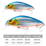HENGJIA Isca falsa Minno afundante para lançamento de longa distância, 9,5cm 15g, 12cm 32g