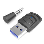 Para PS4 / PS5 / PC HS-PS5101 Adaptador Bluetooth 5.0 Receptor de Áudio Transmissor de Auscultadores Sem Fios, Transmissor de Auscultadores