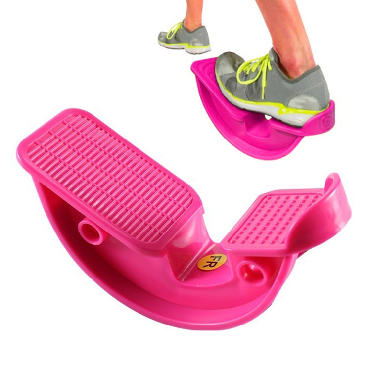 Prancha inclinada de alongamento fitness para treino, relaxamento da panturrilha, pedal de alongamento em pé, vermelho rosa, azul, amarelo, preto, rosa com cinta para os pés, azul com cinta para os pés, roxo com cinta para os pés
