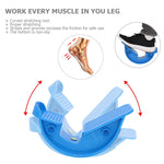 Prancha inclinada de alongamento fitness para treino, relaxamento da panturrilha, pedal de alongamento em pé, vermelho rosa, azul, amarelo, preto, rosa com cinta para os pés, azul com cinta para os pés, roxo com cinta para os pés