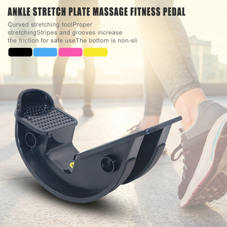 Prancha inclinada de alongamento fitness para treino, relaxamento da panturrilha, pedal de alongamento em pé, vermelho rosa, azul, amarelo, preto, rosa com cinta para os pés, azul com cinta para os pés, roxo com cinta para os pés