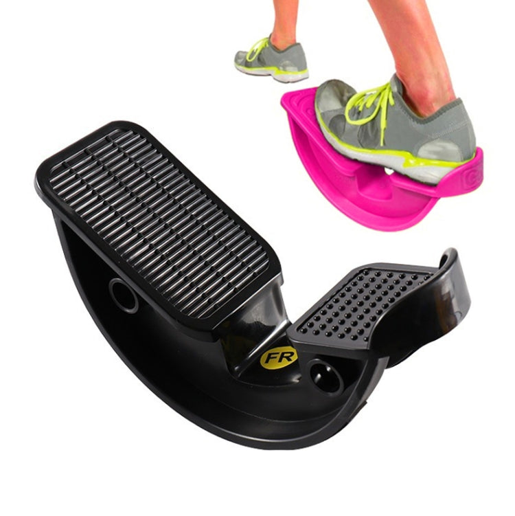Prancha inclinada de alongamento fitness para treino, relaxamento da panturrilha, pedal de alongamento em pé, vermelho rosa, azul, amarelo, preto, rosa com cinta para os pés, azul com cinta para os pés, roxo com cinta para os pés