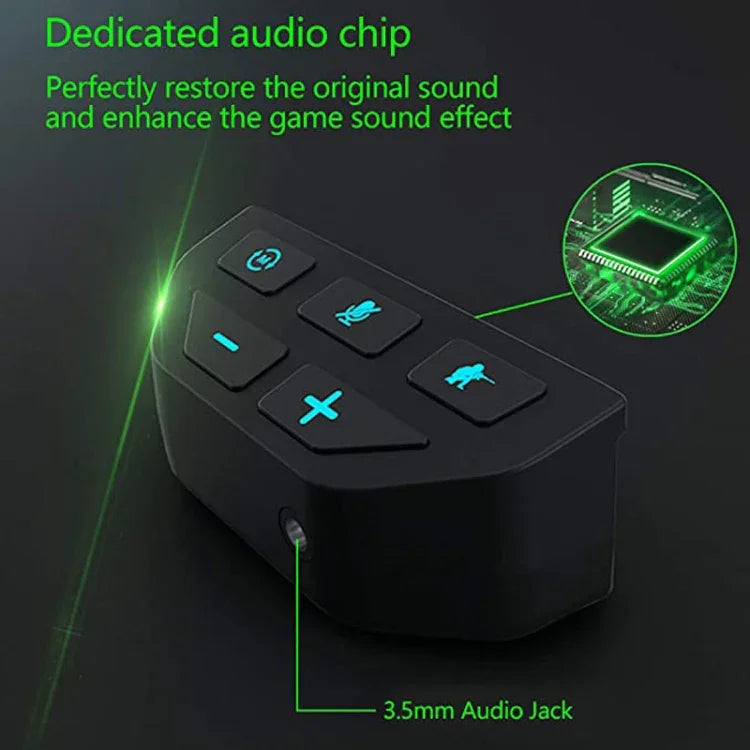 Para Microsoft Xbox One S / X / Elite HS-XO193A Amplificador de Som para Comando Adaptador de Auscultadores 3,5mm, Para Xbox One S / X / Elite