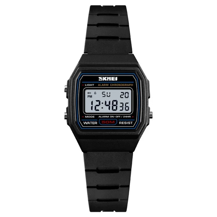 SKMEI 1460 Children Luminous Multifunctional Waterproof Thin Sports Watch