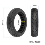 Pneu sólido 10x2.125 polegadas para trotinete elétrica Ninebot Segway F20/F25/F30/F40, 10x2.125 polegadas