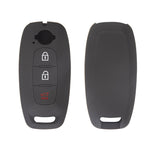 For 2023 Nissan Altima 2pcs Three-Button Key Silicone Protective Case, Black, Red, Rose Red, Pink, Blue, Apple Green, Orange, Sea Blue, Purple, Luminous Blue, Luminous Green, White