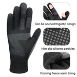 Luvas de Ciclismo Quentes para Desportos ao Ar Livre, Antiderrapantes, Impermeáveis e com Ecrã Tátil, S, M, L, XL