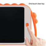 Quadro de Escrita LCD 10 polegadas Dinossauro de Desenho Animado Quadro de Pintura Infantil Colorido, 10 polegadas (Azul Claro)