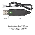 Cabo de Carregamento para Aeronave Quatro Eixos com Chip Inteligente USB 3,7V x 2