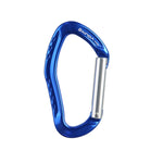 XINDA Mosquetão de Alumínio para Escalada em Rocha 22KN com Fivela de Porta Rápida e Mola, XD-8126 (Azul), XD-8126 (Preto), XD-8126 (Vermelho), XD-8126 (Laranja), XD-8126 (Prateado)