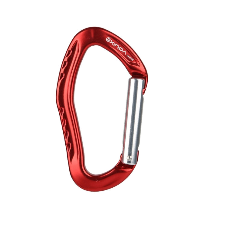 XINDA Mosquetão de Alumínio para Escalada em Rocha 22KN com Fivela de Porta Rápida e Mola, XD-8126 (Azul), XD-8126 (Preto), XD-8126 (Vermelho), XD-8126 (Laranja), XD-8126 (Prateado)