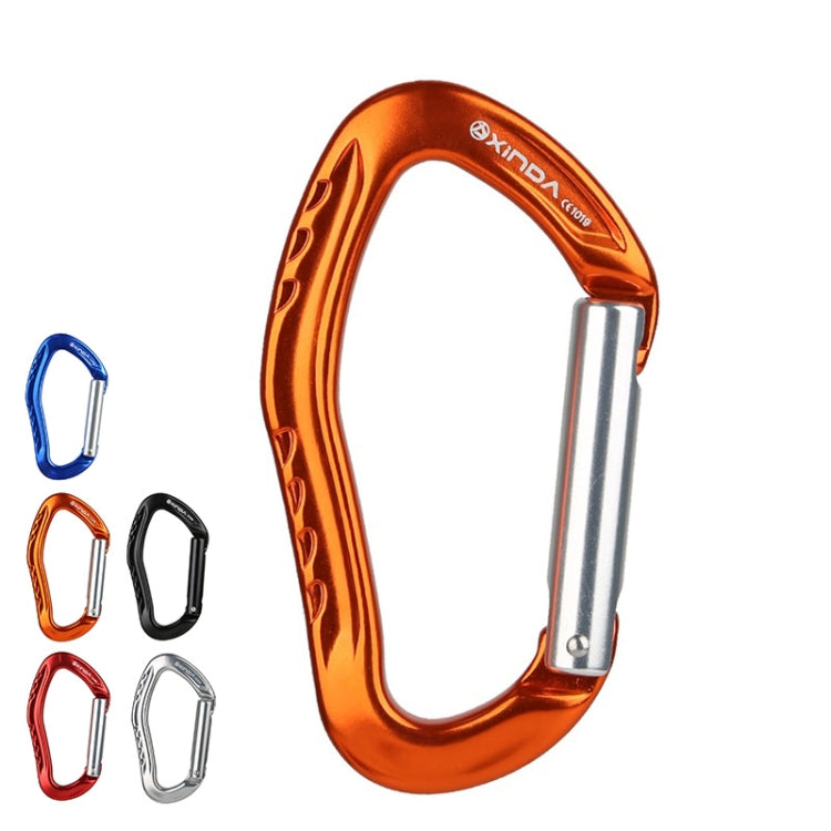 XINDA Mosquetão de Alumínio para Escalada em Rocha 22KN com Fivela de Porta Rápida e Mola, XD-8126 (Azul), XD-8126 (Preto), XD-8126 (Vermelho), XD-8126 (Laranja), XD-8126 (Prateado)