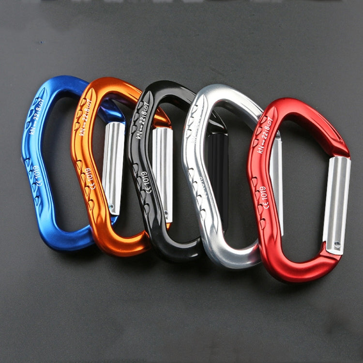 XINDA Mosquetão de Alumínio para Escalada em Rocha 22KN com Fivela de Porta Rápida e Mola, XD-8126 (Azul), XD-8126 (Preto), XD-8126 (Vermelho), XD-8126 (Laranja), XD-8126 (Prateado)