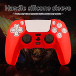Capa Protetora de Silicone para Comando PS5, Branco, Preto, Camuflado Azul, Camuflado Vermelho, Camuflado Verde