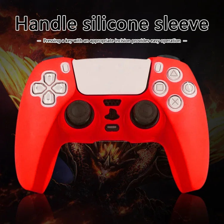 Capa Protetora de Silicone para Comando PS5, Branco, Preto, Camuflado Azul, Camuflado Vermelho, Camuflado Verde