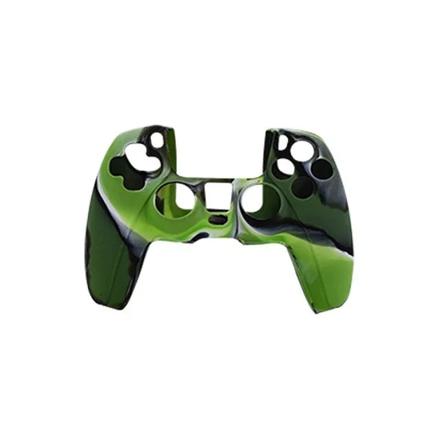 Capa Protetora de Silicone para Comando PS5, Branco, Preto, Camuflado Azul, Camuflado Vermelho, Camuflado Verde