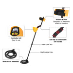 Detector de Metais com Ecrã LCD de Alta Sensibilidade MD9020C, MD9020C