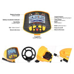 Detector de Metais com Ecrã LCD de Alta Sensibilidade MD9020C, MD9020C