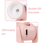 Luz Noturna de Cartão DIY Recarregável Ornamento de Secretária Mini Candeeiro de Mesa