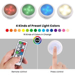 Luz noturna de proteção ocular para cabeceira Ambience Pat Light, luz branca a pilhas, luz colorida RGBW a pilhas, luz colorida RGBW recarregável