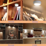Luz noturna de proteção ocular para cabeceira Ambience Pat Light, luz branca a pilhas, luz colorida RGBW a pilhas, luz colorida RGBW recarregável