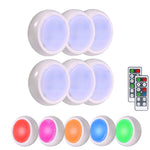 Luz noturna de proteção ocular para cabeceira Ambience Pat Light, luz branca a pilhas, luz colorida RGBW a pilhas, luz colorida RGBW recarregável