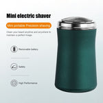 Aparador Elétrico de Bolso Lavável com USB Recarregável para Viagem, Preto de Bolso, Verde de Bolso