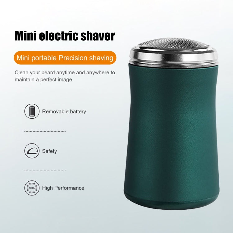 Aparador Elétrico de Bolso Lavável com USB Recarregável para Viagem, Preto de Bolso, Verde de Bolso